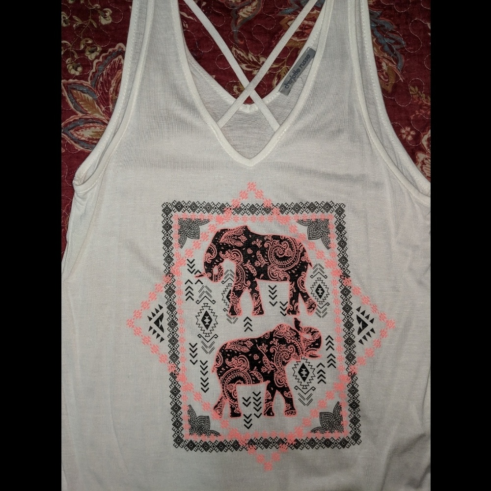 Cute Elephant Tank Top
